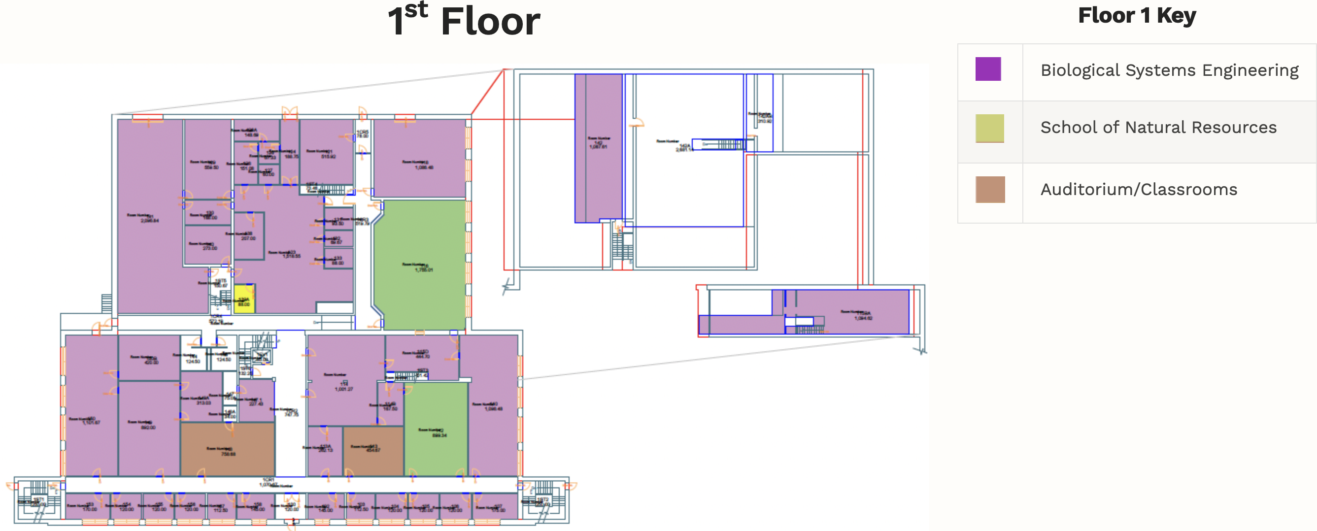 Chase Hall East Campus Floorplan