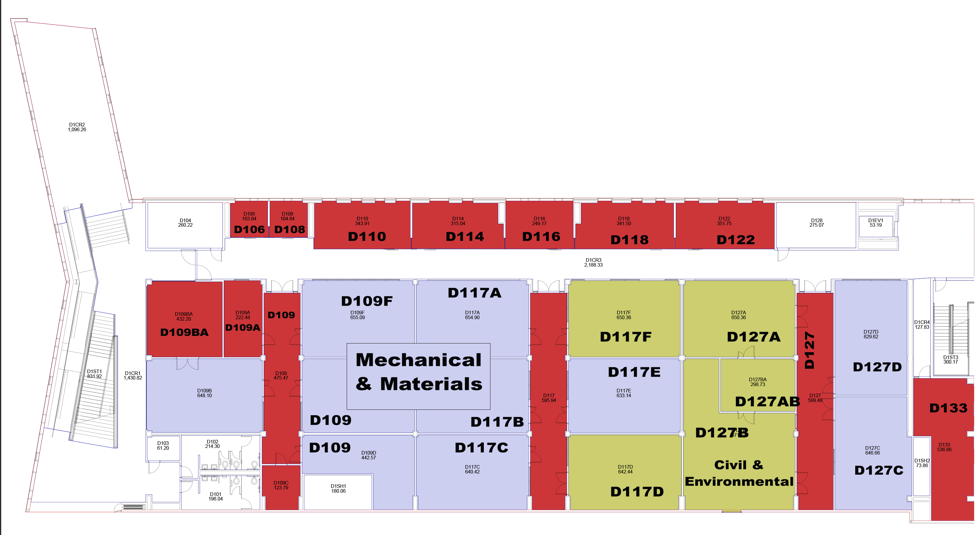 Engineering Research Center Floorplan