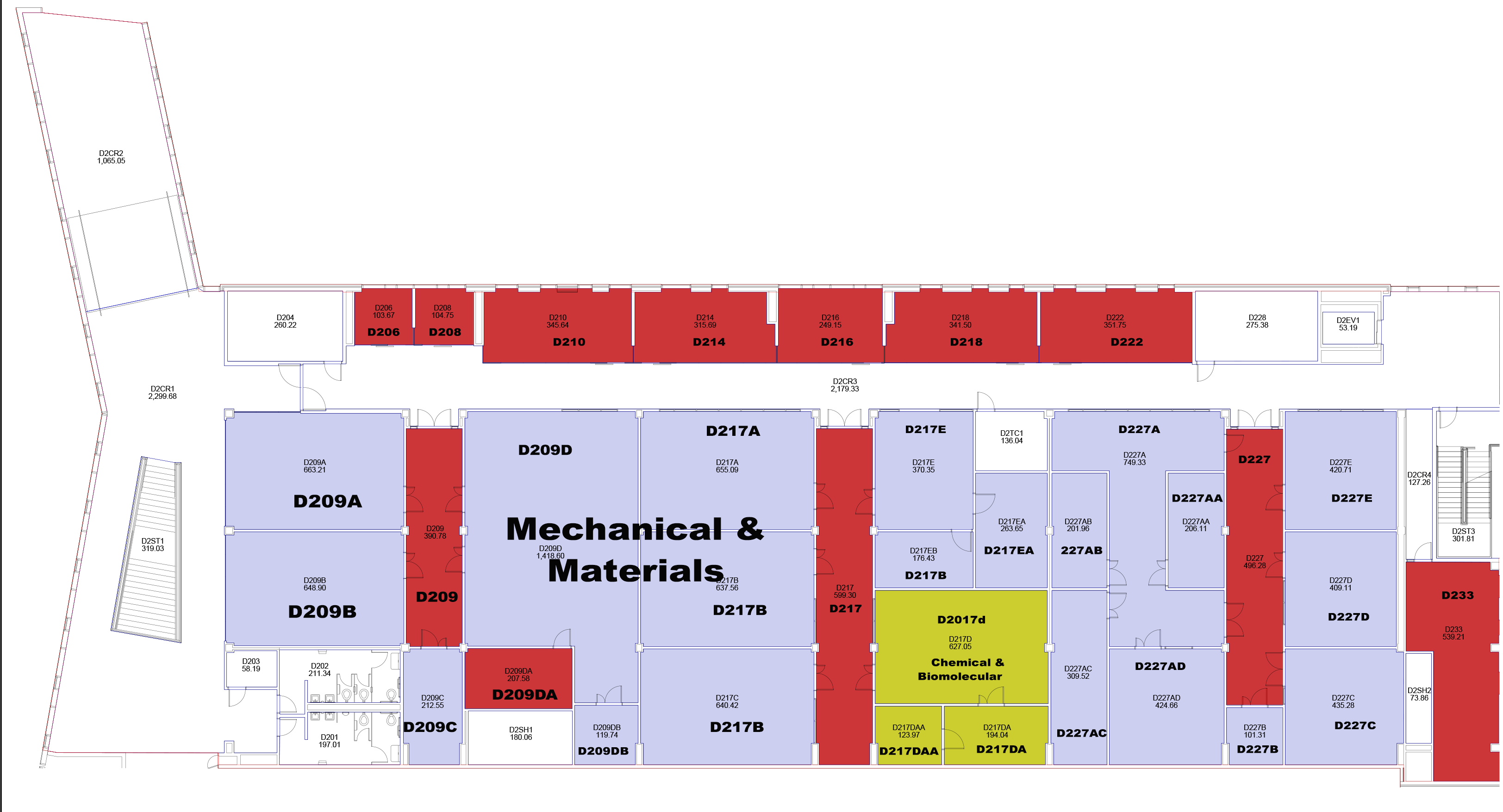 Engineering Research Center Floorplan