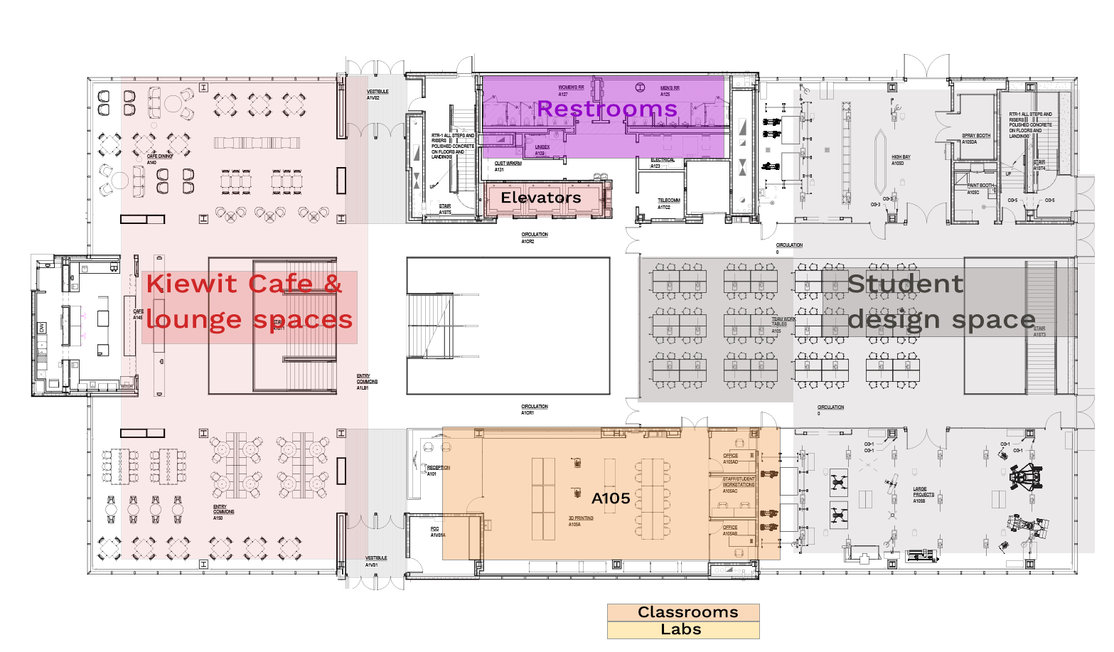 Kiewit Hall Floorplan