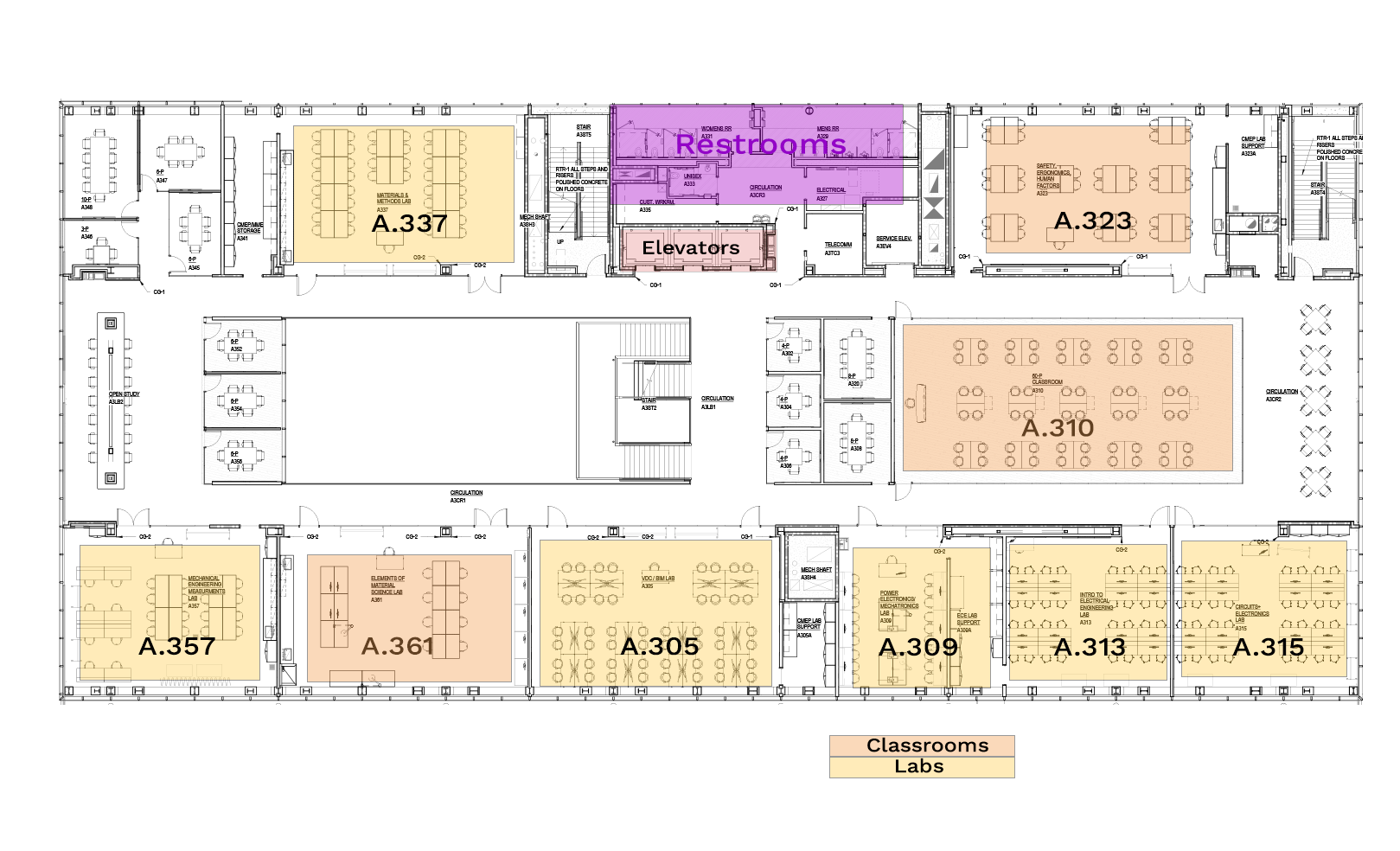 Kiewit Hall Floorplan