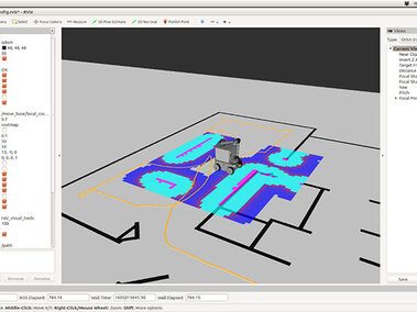 second example of construction robot task planning and execution in a 2 dimentional space