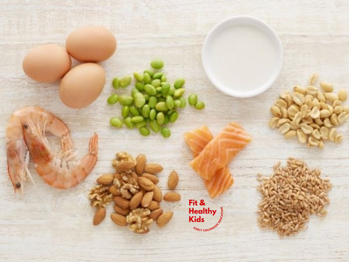 Assortment of food items 