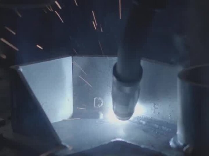 Picture of robot welding